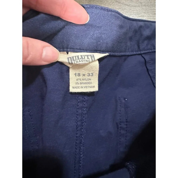 Duluth Trading Co women's plus navy pants - Picture 6 of 6